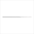 Glacier White glossy ceramic jolly trim, 0.59 x 11.81 inch