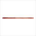Kiln Terracotta glossy ceramic jolly trim, 0.59 x 11.81 inch