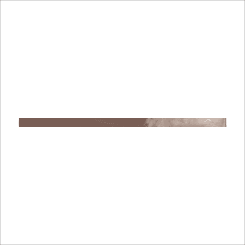 Mocha Roast glossy ceramic jolly trim, 0.59 x 11.81 inch