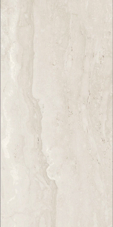 Cream Vein 24x48 porcelain tile with a warm stone look and 3D Soft finish (3).