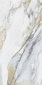 Imperial Calacatta 24x48 porcelain tile with bold marble-inspired veining and 3D Soft finish (6).
