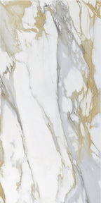 Imperial Calacatta 24x48 porcelain tile with bold marble-inspired veining and 3D Soft finish (7).