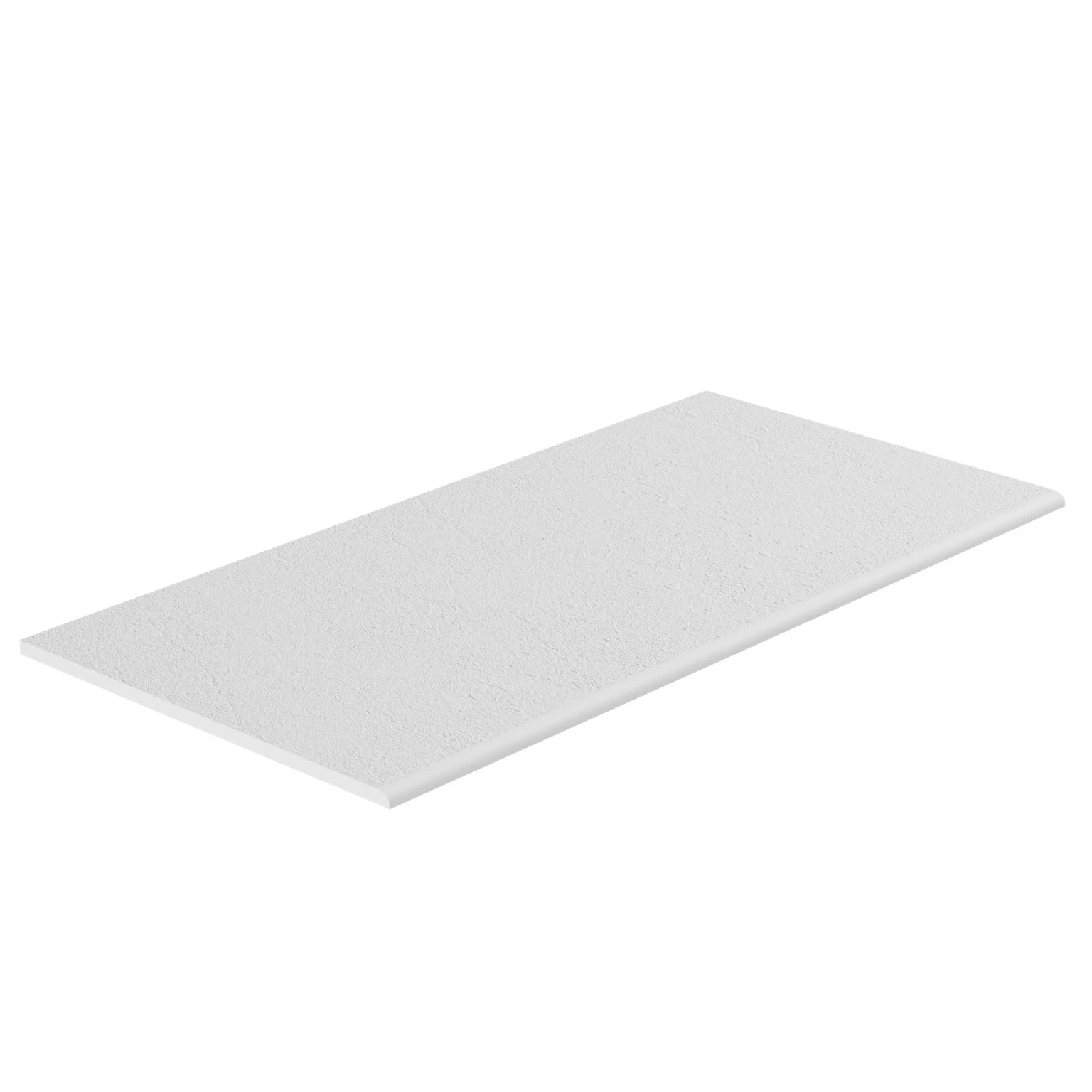 SeraPool RELAX White & White porcelain pool and spa field tile, anti-slip textured surface
