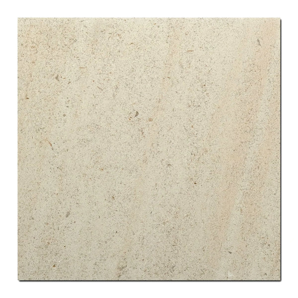 Beaumaniere Solare limestone tile 18x18 honed finish close-up