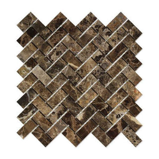 Emperador Dark, Brown color marble Mosaic Tile