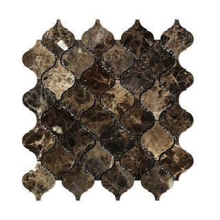 Emperador Dark, Brown color marble Mosaic Tile